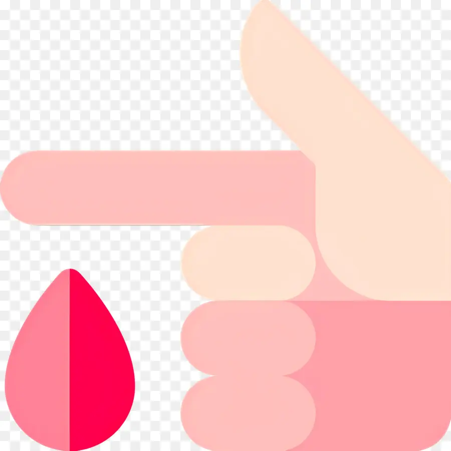 Açúcar No Sangue，Dedo Com Gota De Sangue PNG