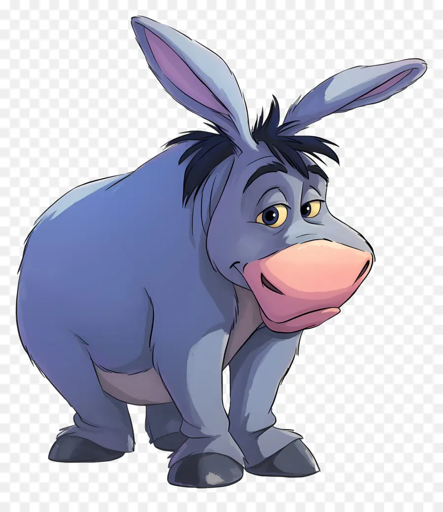 Bisonho，Burro Azul PNG