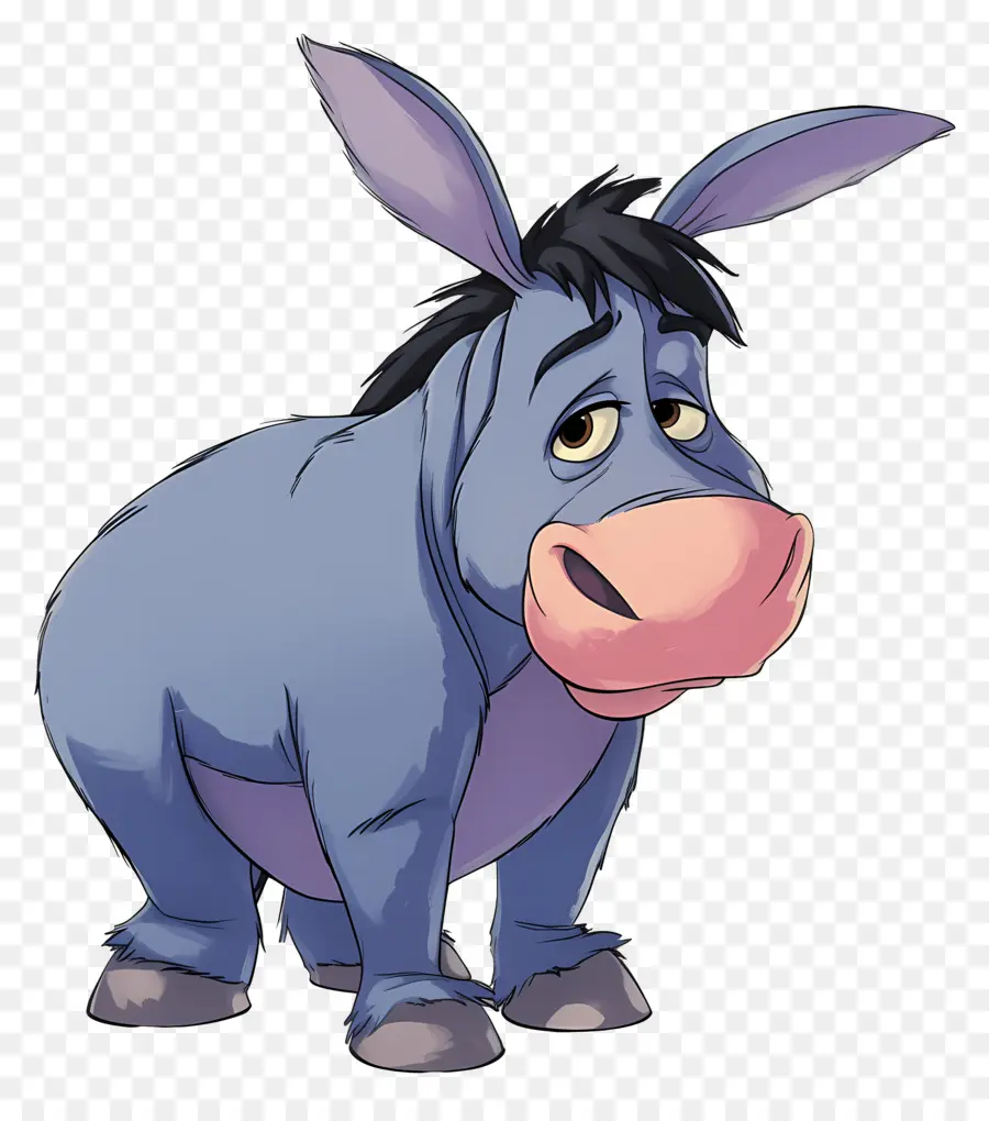 Bisonho，Burro Azul PNG