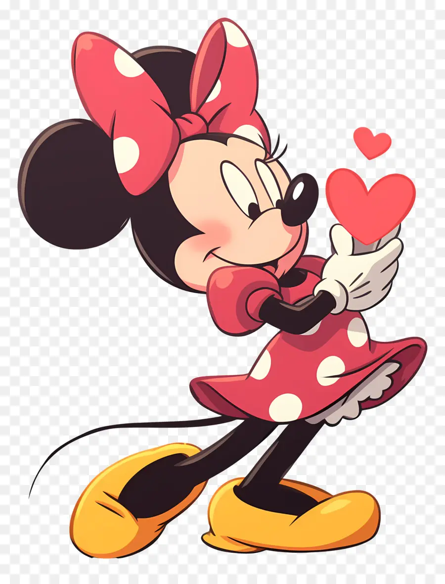 Minnie Rata，Minnie Mouse Com Presente PNG