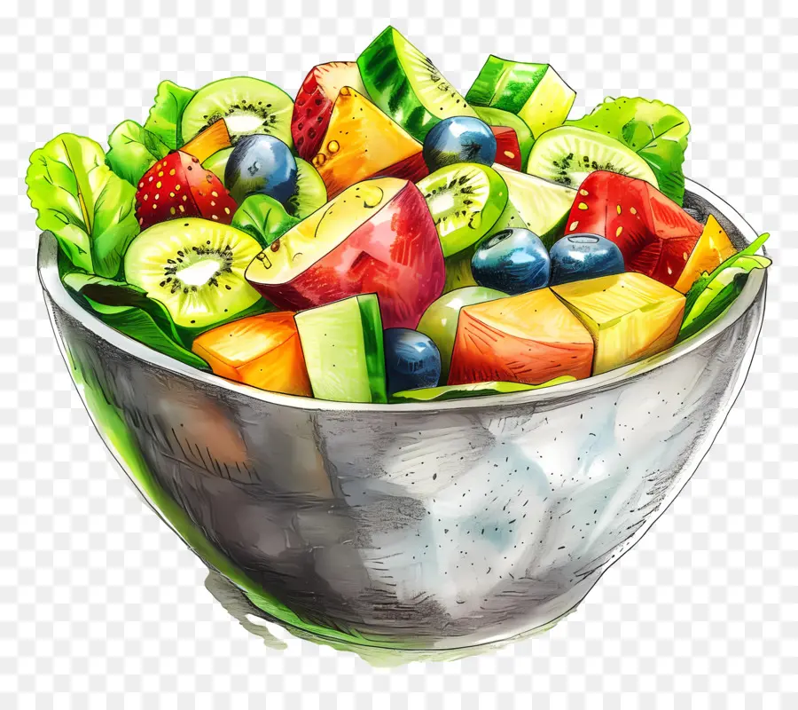 Salada Waldorf，Salada De Frutas PNG