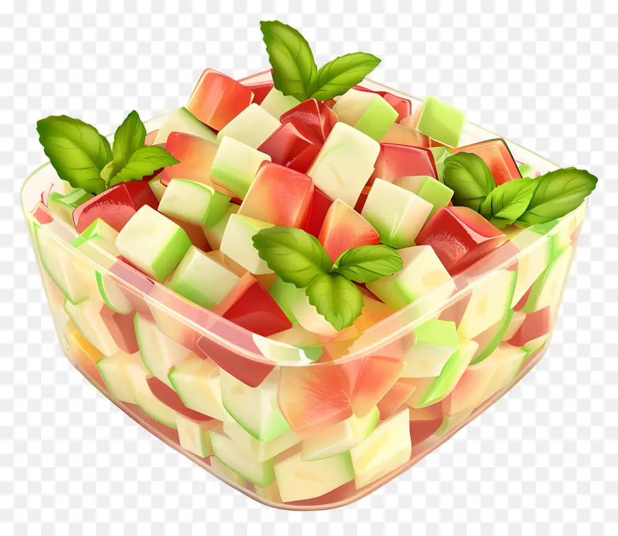 Salada Waldorf，Salada De Frutas PNG