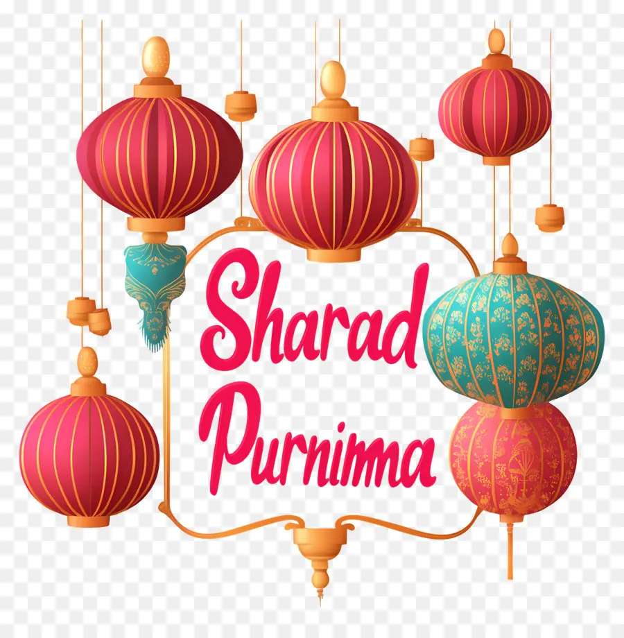 Sharad Purnima，Lanternas Para Sharad Purnima PNG