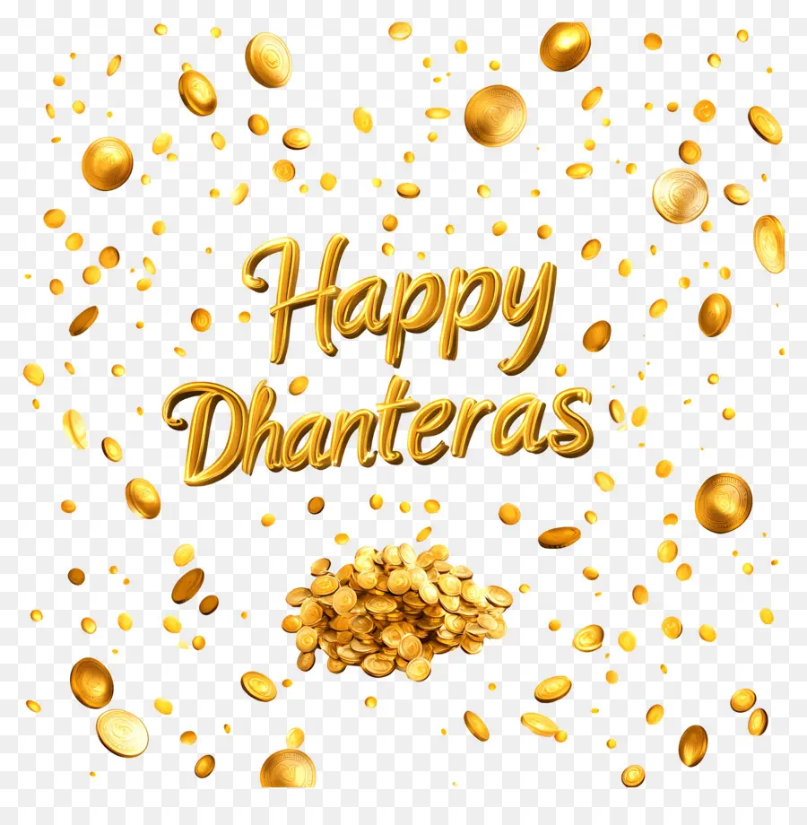 Felizes Dhanteras，Moedas Dhanteras PNG