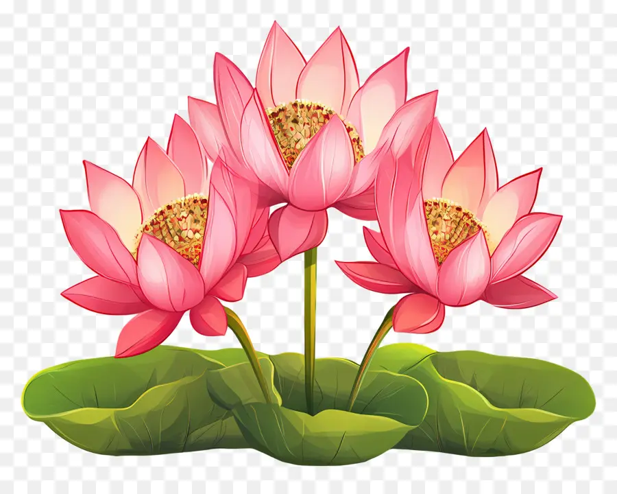 Feliz Chhath Puja，Flor De Lótus Rosa PNG