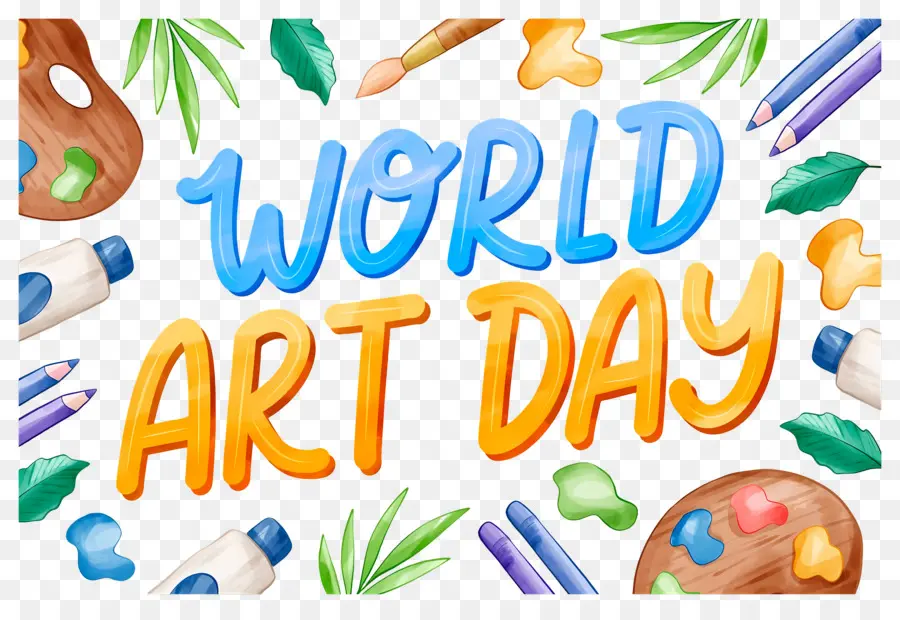 Dia Mundial Da Arte，Materiais De Arte PNG