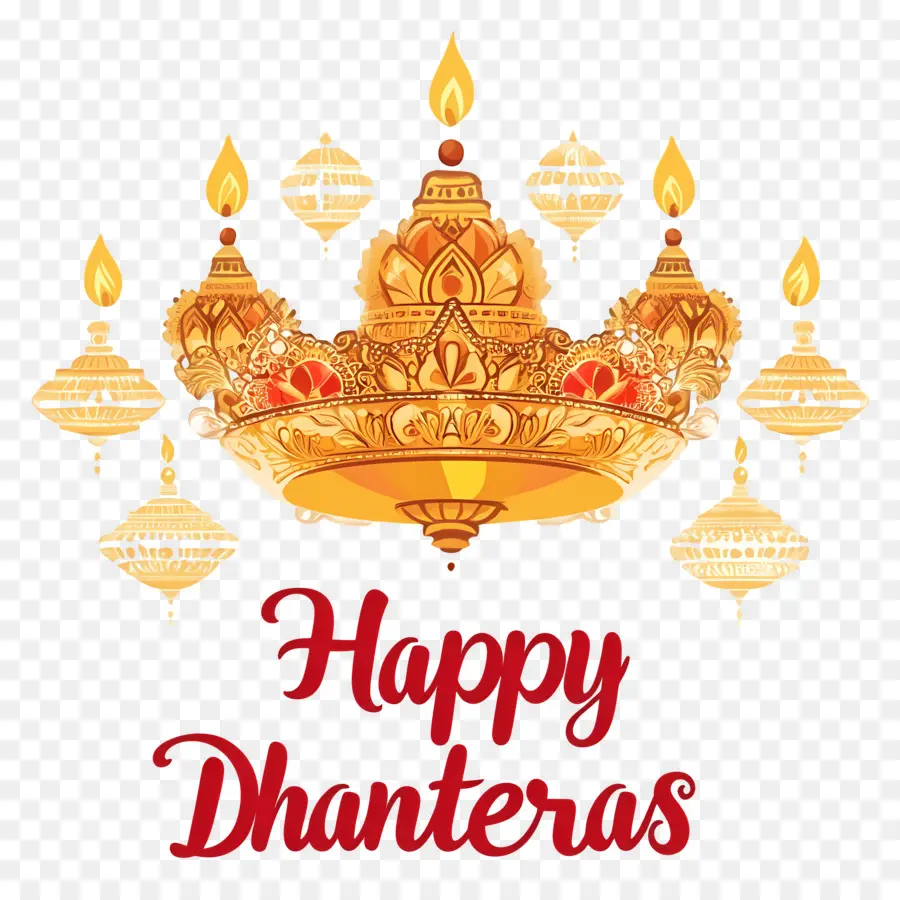 Felizes Dhanteras，Decoração Dhanteras PNG