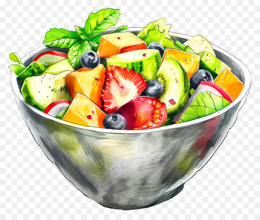 Salada Waldorf，Salada De Frutas PNG