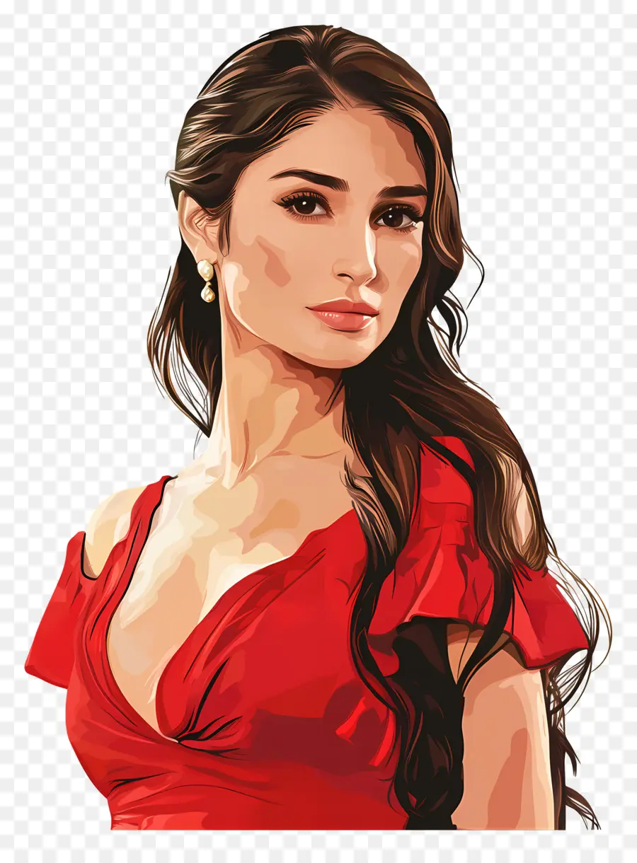 Kareena Kapoor，Mulher Ilustrada PNG