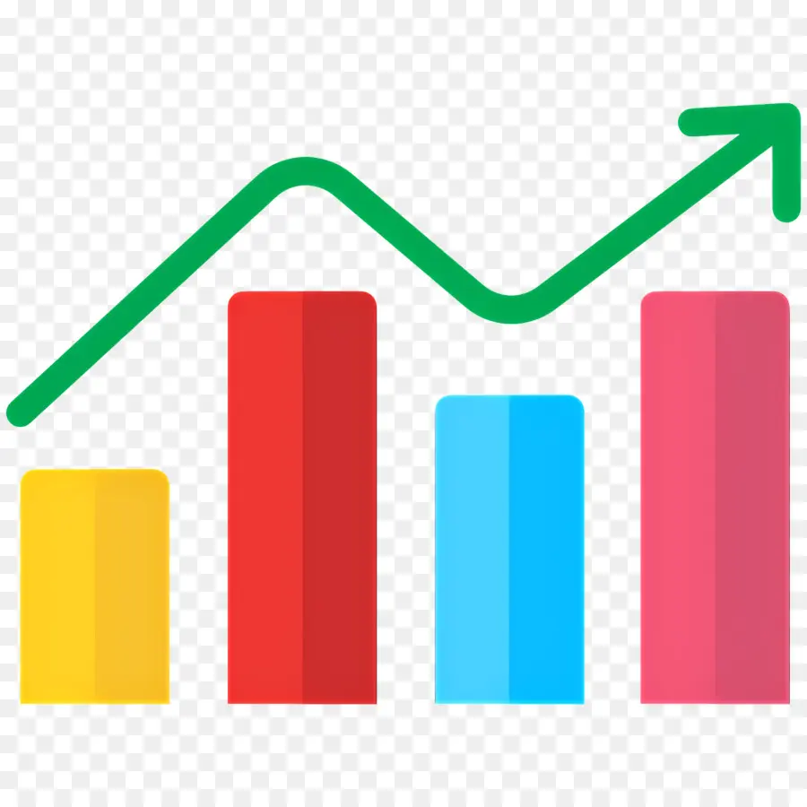 Mercado De Ações，Gráfico De Barras PNG