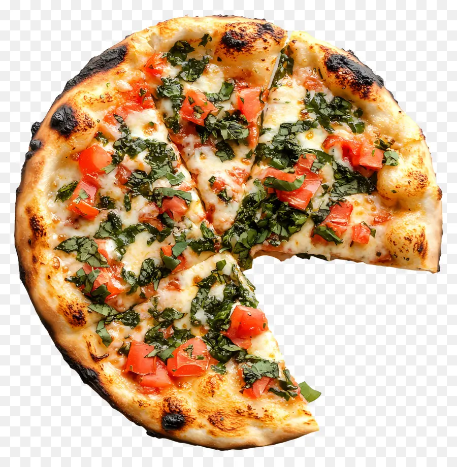 Pizza Comida，Pizza Vegetal PNG