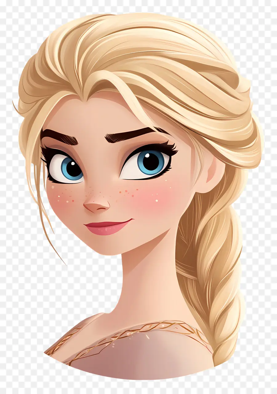 Princesa Elsa，Elza PNG