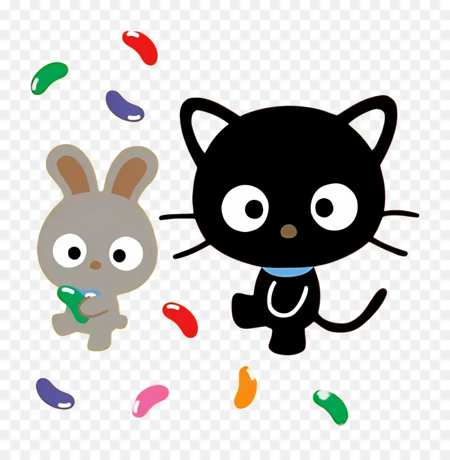 Chococat，Gato E Coelho De Desenho Animado PNG