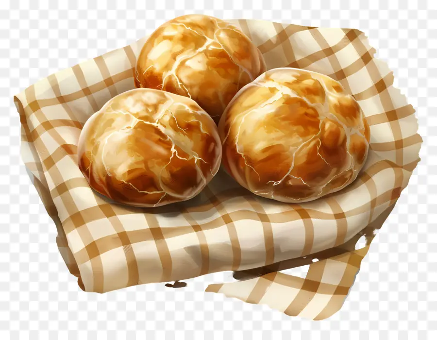 Pão Cozido No Vapor，Pãezinhos PNG