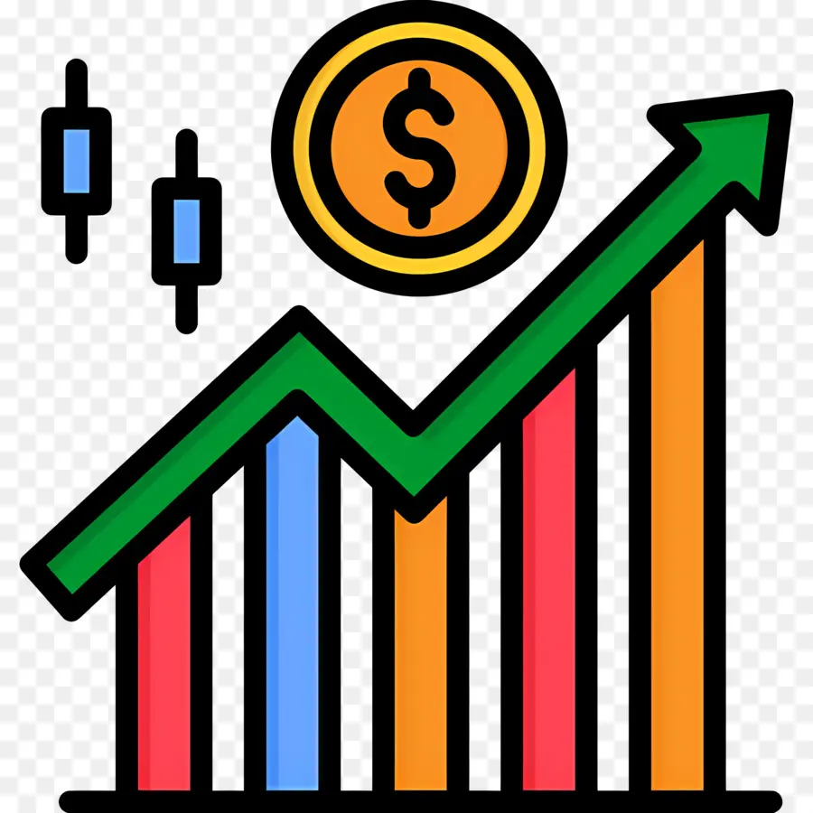 Mercado De Ações，Crescimento Financeiro PNG