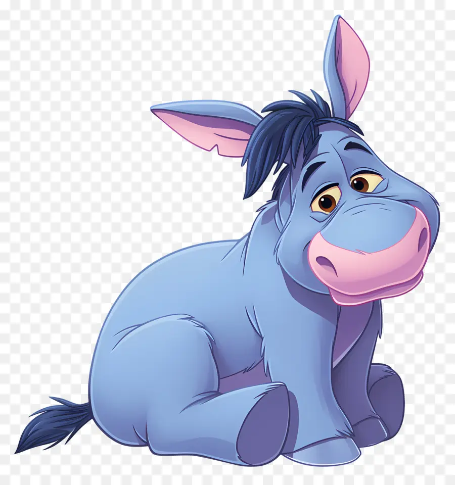 Bisonho，Burro Azul PNG