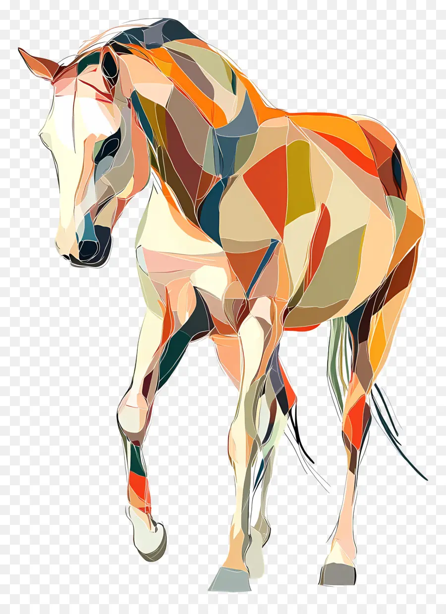 Vaqueiro，Cavalo Colorido PNG