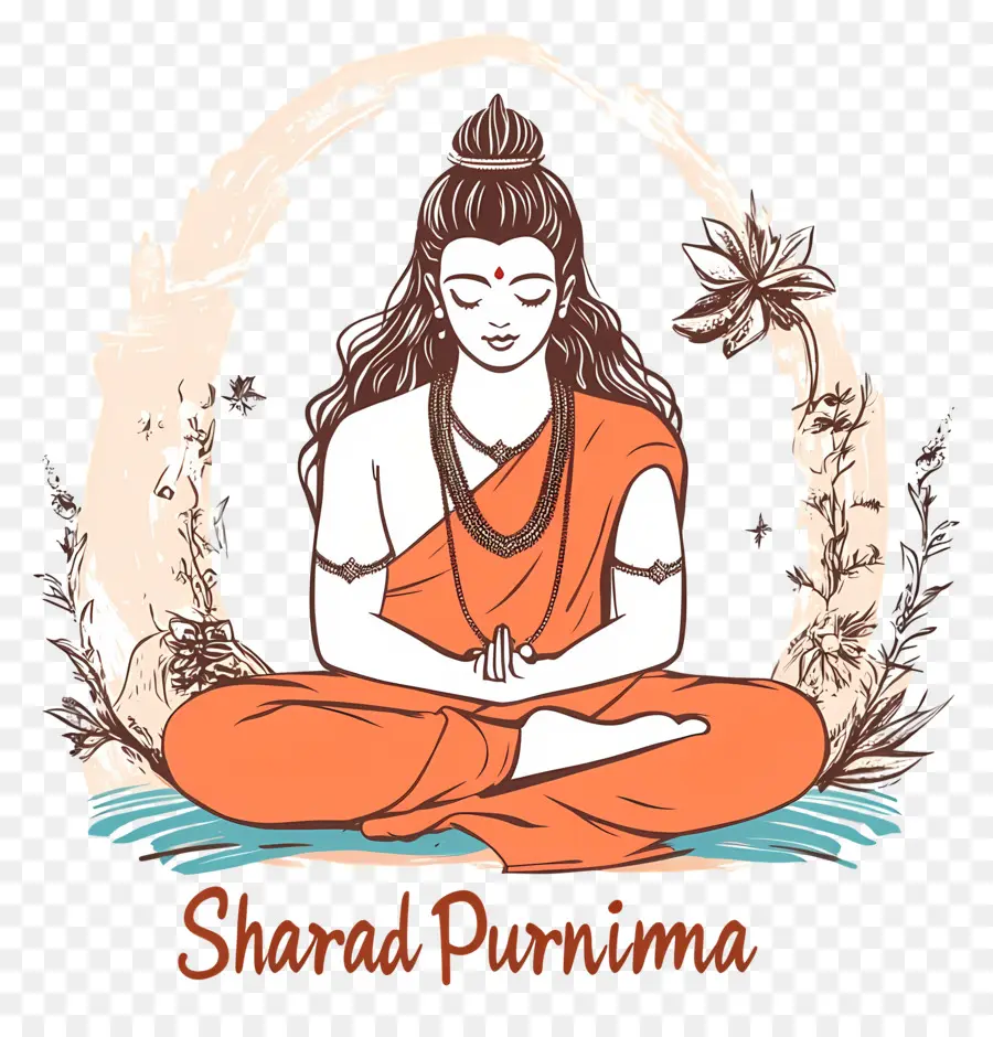 Sharad Purnima，Ilustração De Sharad Purnima PNG