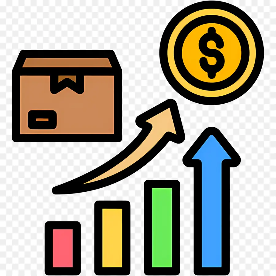 Mercado De Ações，Gráfico De Crescimento PNG