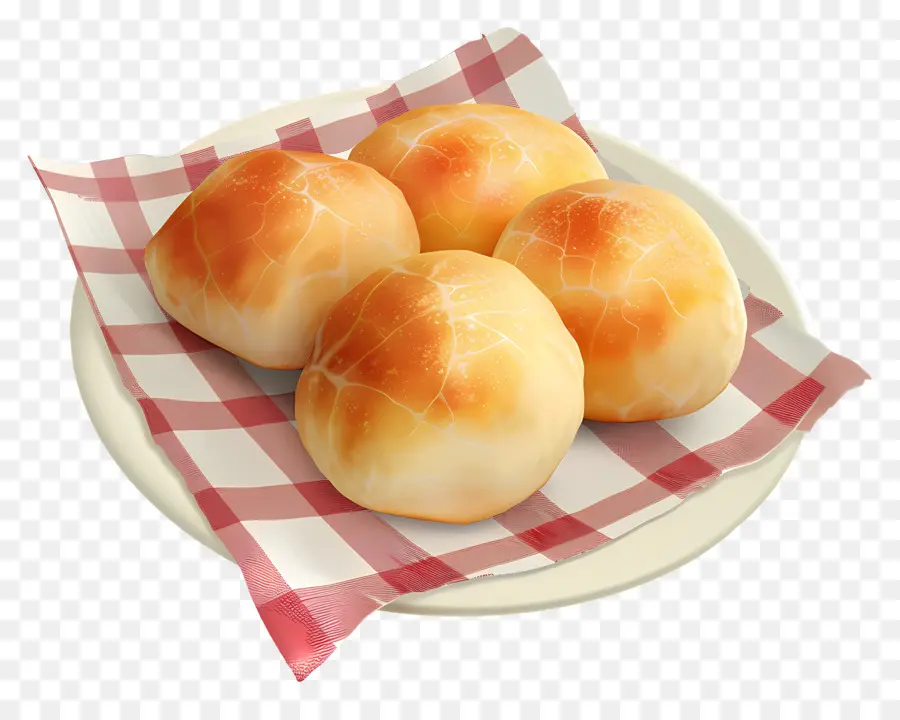 Pão Cozido No Vapor，Pão Redondo PNG