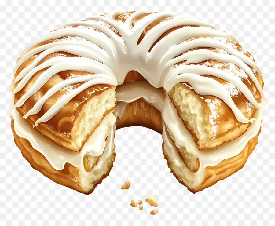 Puff Coma Metade，Rosquinha Gelada PNG