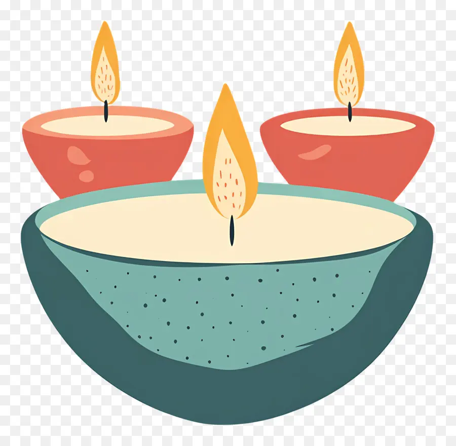 Lâmpadas De Diwali，Velas PNG