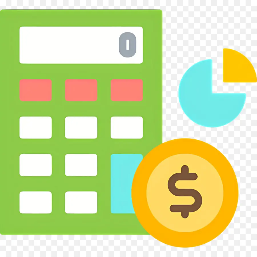 Cálculo Do Orçamento，Calculadora Com Cifrão PNG