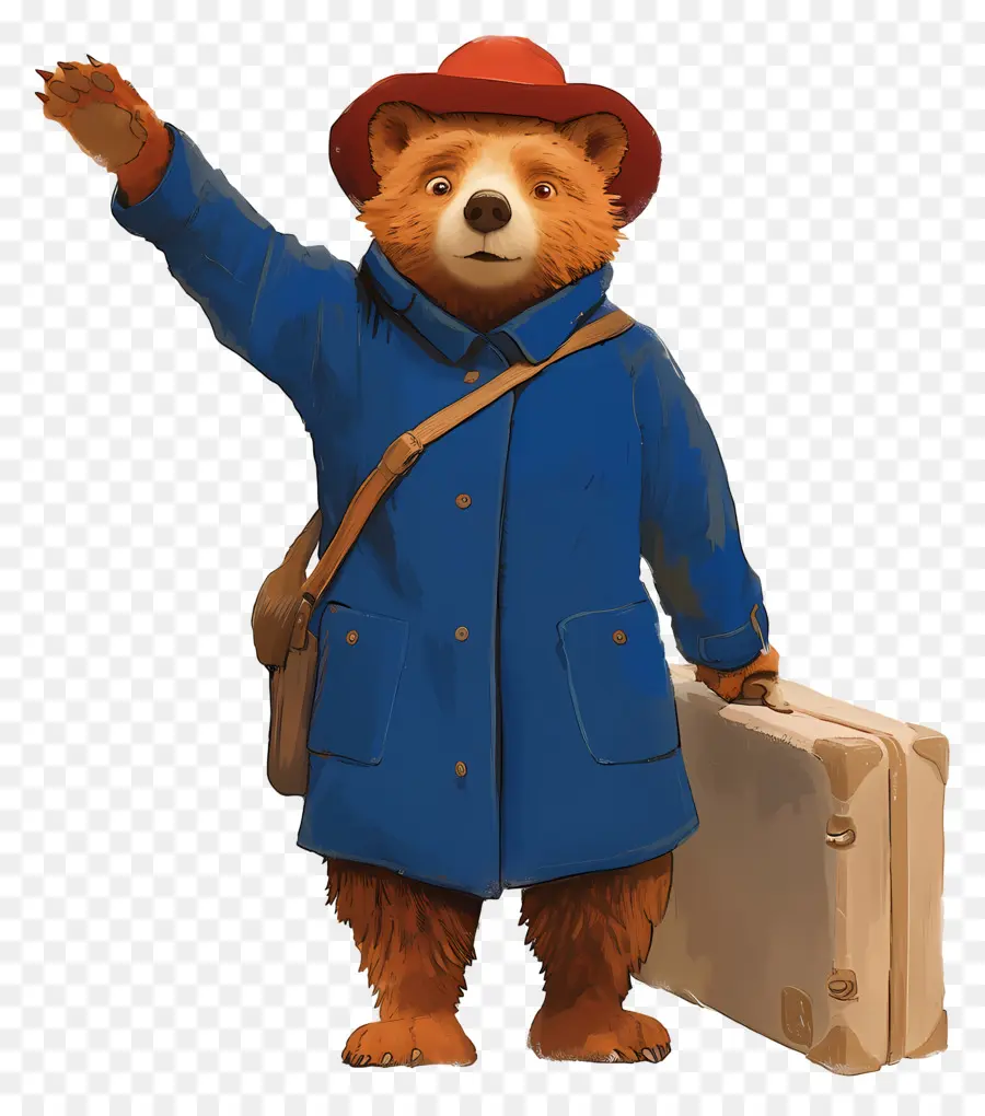 Paddington，Urso De Desenho Animado PNG