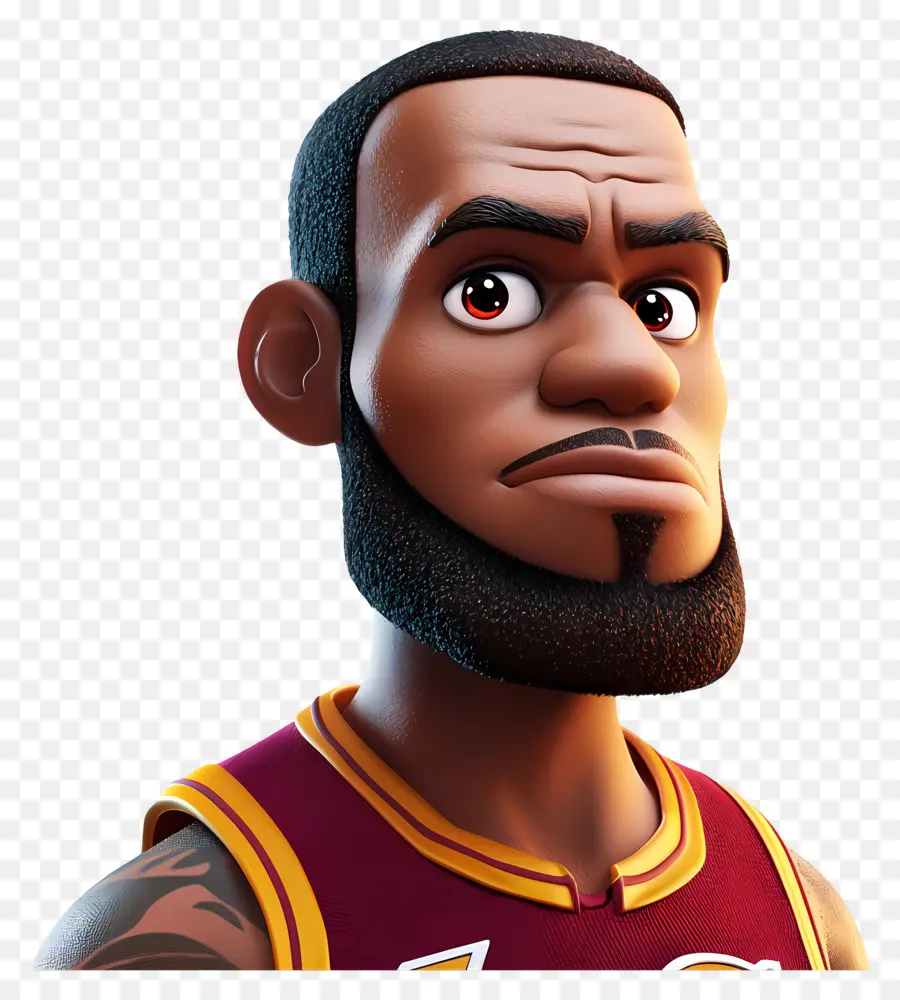 Lebronjames，Desenho De Jogador De Basquete PNG