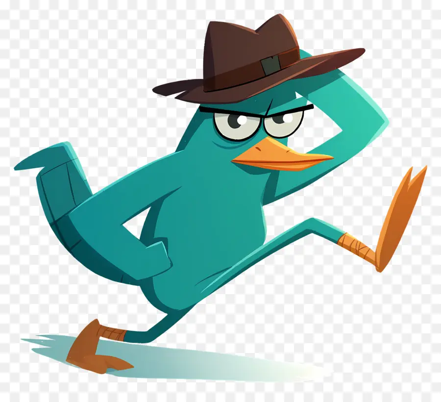 Perry O Ornitorrinco，Agente Platypus Em Ação PNG