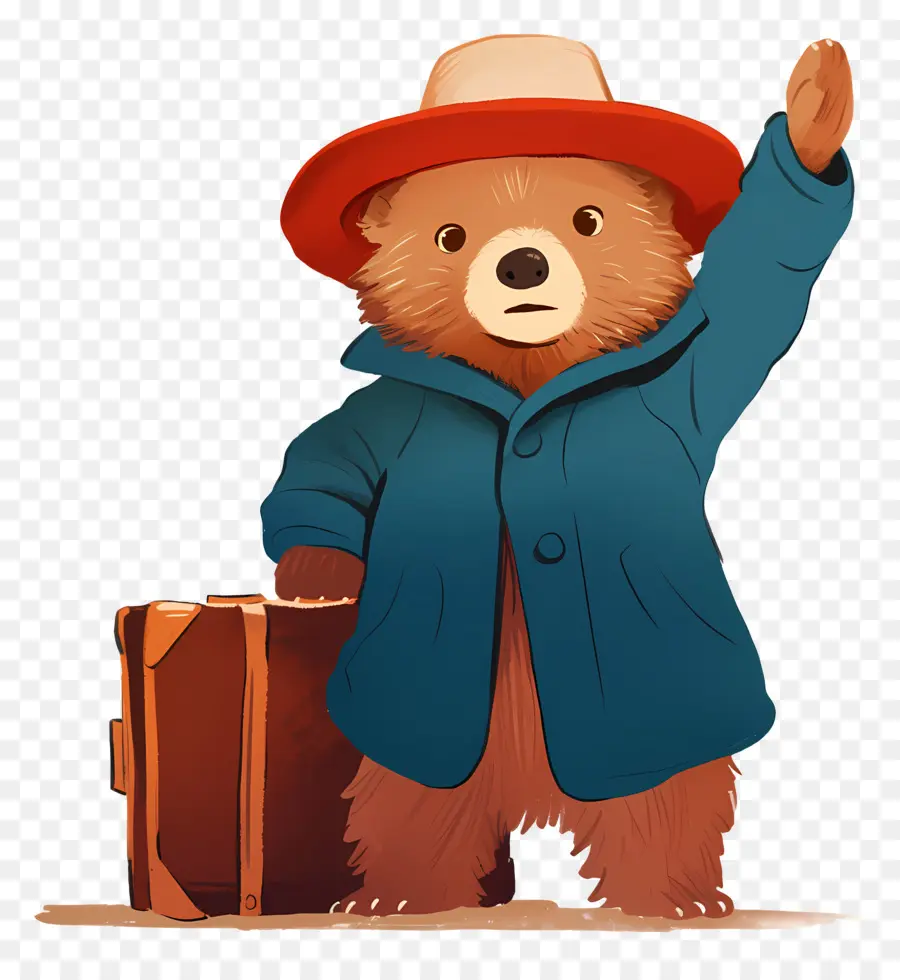 Paddington，Urso De Desenho Animado PNG