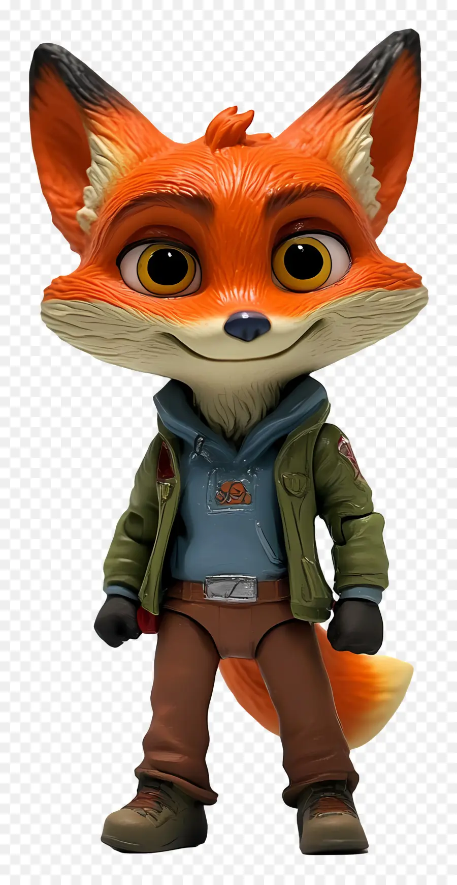 Nick Wilde，Raposa De Desenho Animado De Terno PNG