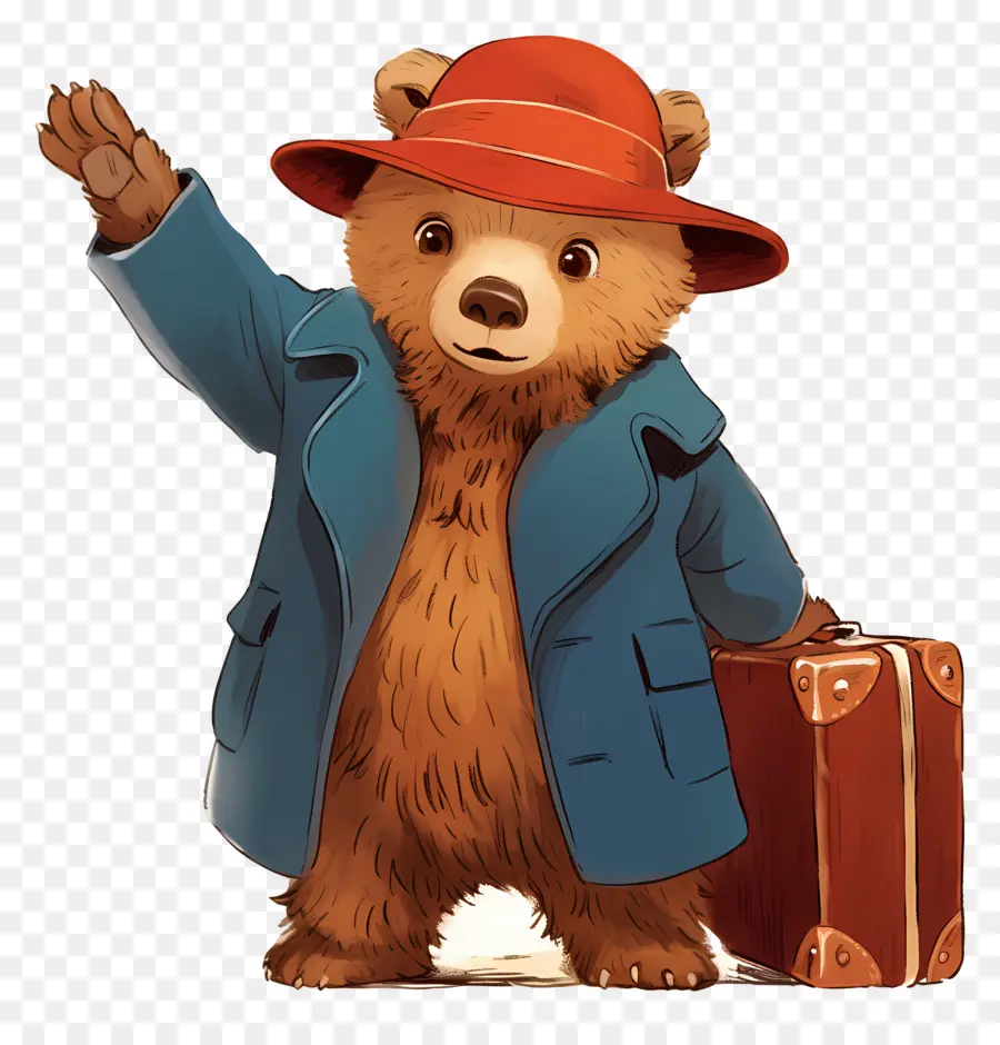 Paddington，Urso De Desenho Animado PNG