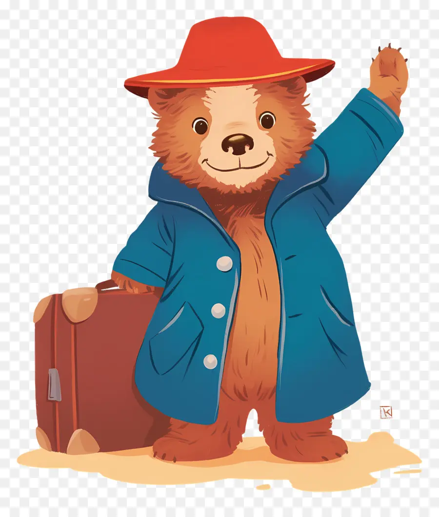 Paddington，Urso De Desenho Animado PNG