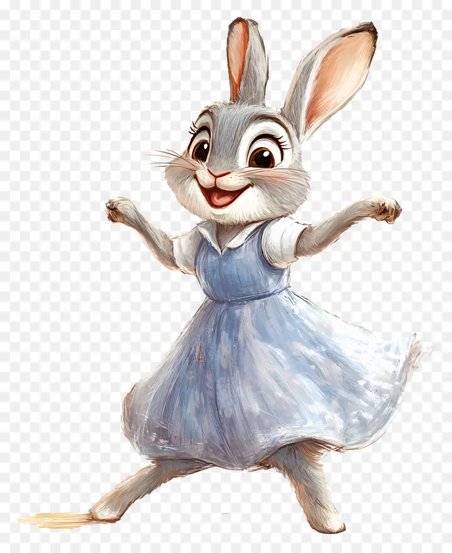 Judy Hopps，Coelho De Desenho Animado Dançando PNG