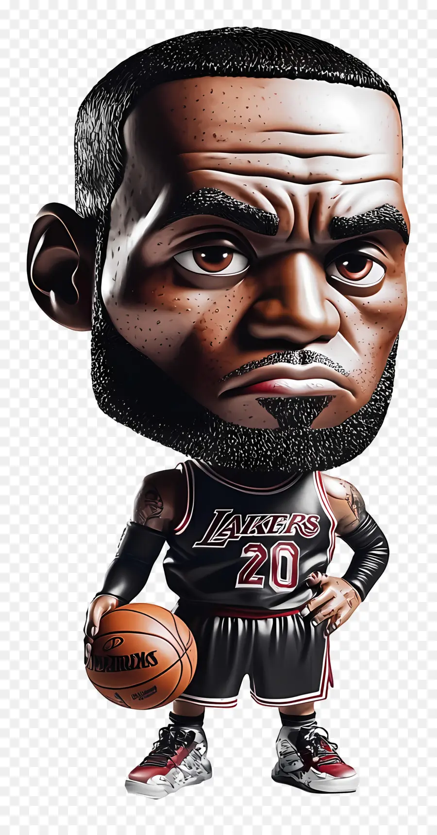 Lebronjames，Desenho De Jogador De Basquete PNG