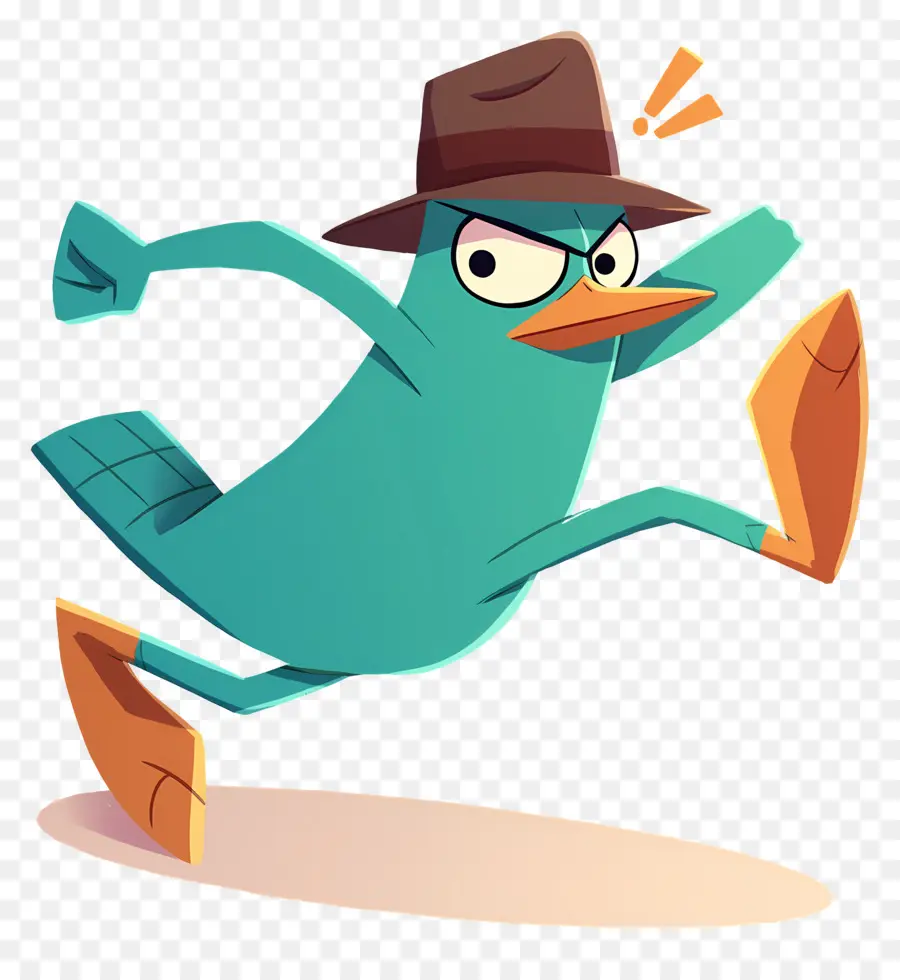 Perry O Ornitorrinco，Agente Platypus Em Ação PNG