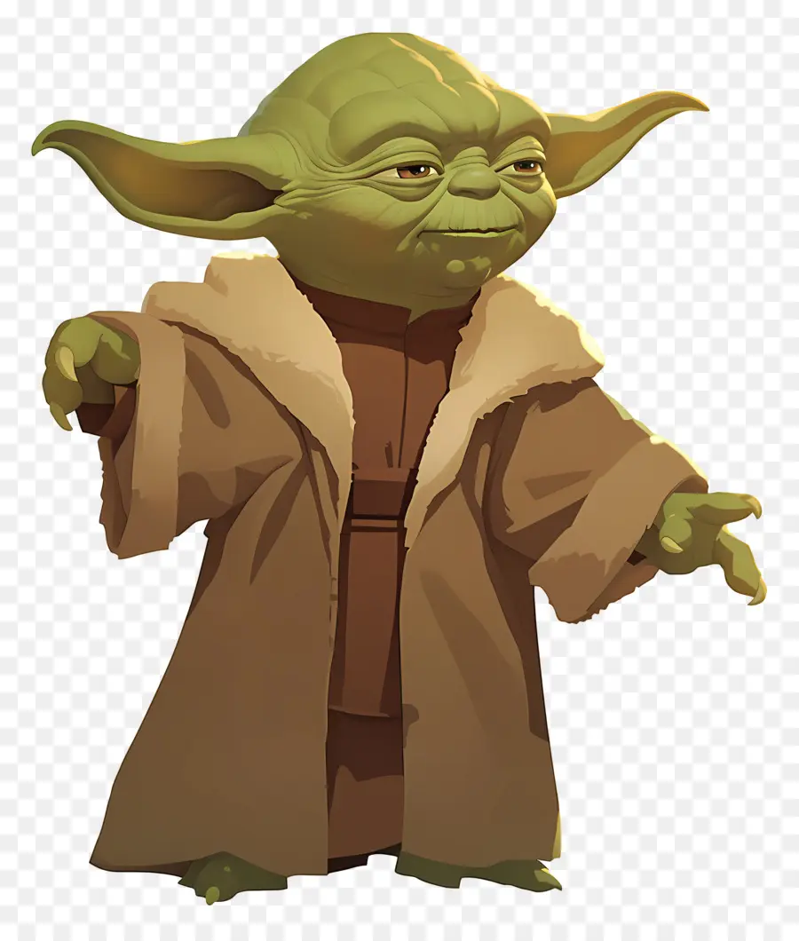 Yoda，Alienígena Verde Sábio PNG