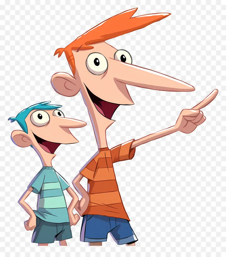 Phineas Flynn，Meninos Dos Desenhos Animados PNG