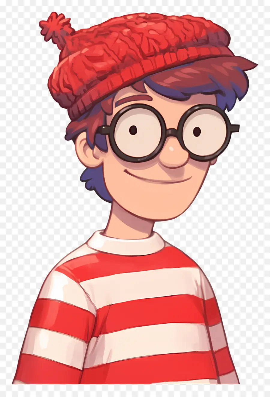 Valdo，Personagem De Camisa Listrada PNG