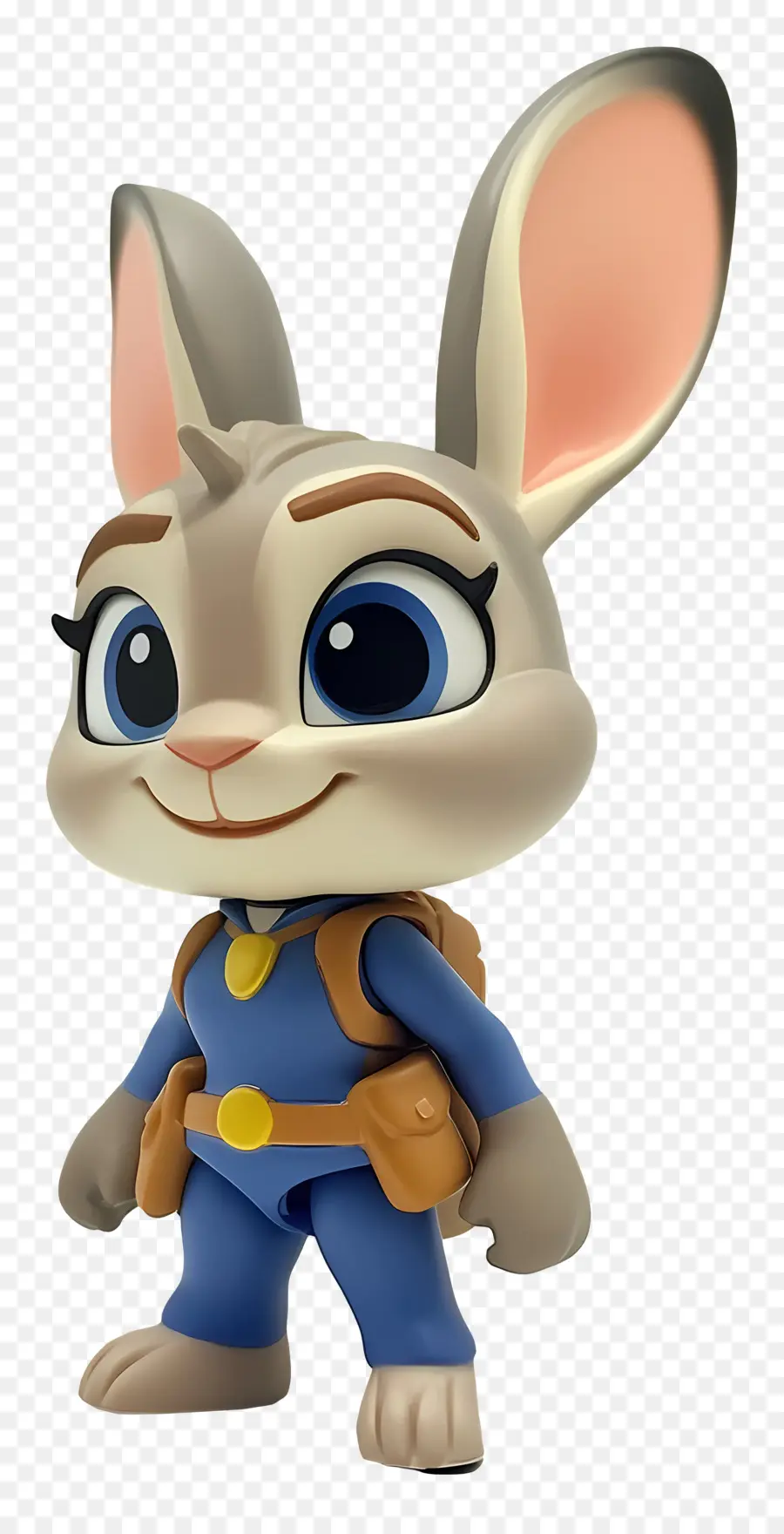 Judy Hopps，Coelho De Desenho Animado Em Terno Azul PNG