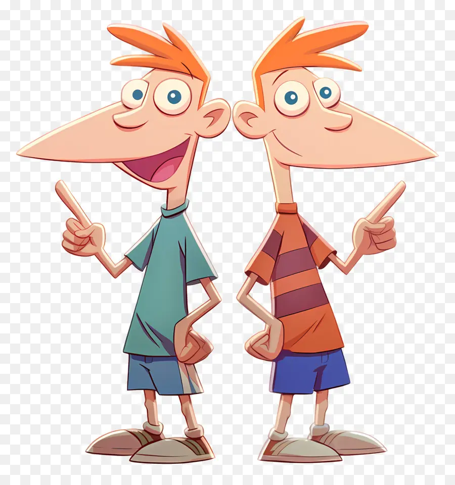 Phineas Flynn，Meninos Dos Desenhos Animados PNG