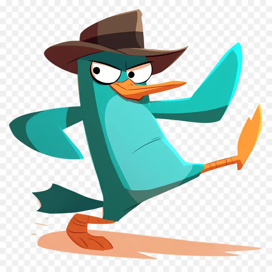 Perry O Ornitorrinco，Agente Platypus Em Ação PNG