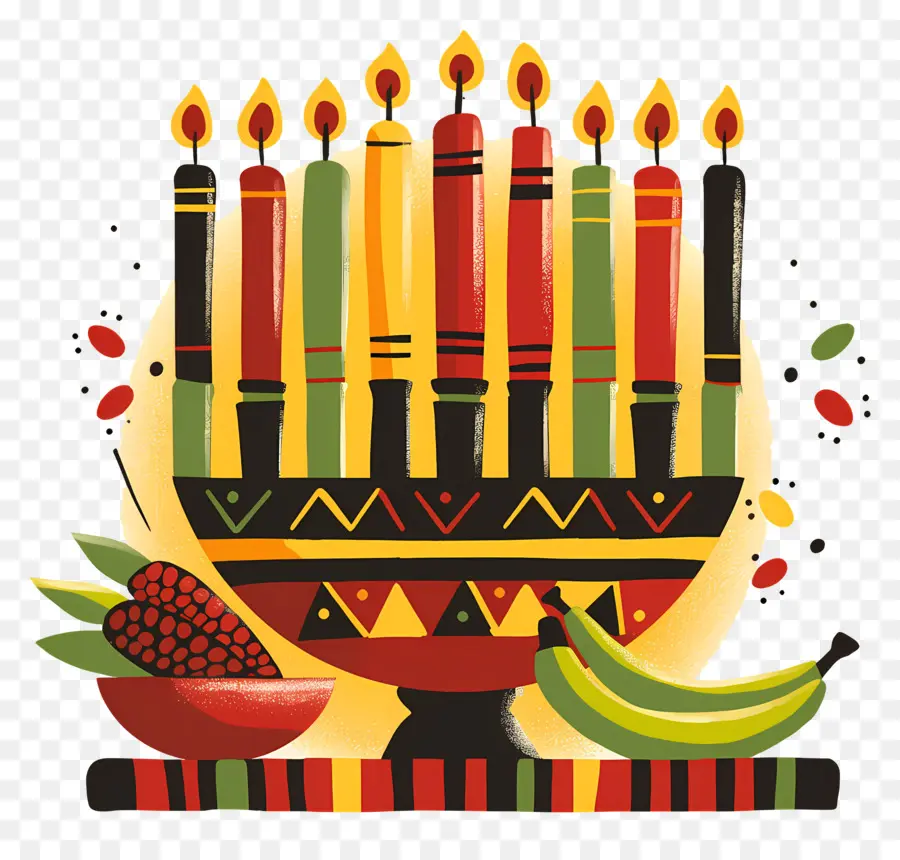 Feliz Kwanzaa，Kwanza Kinara PNG