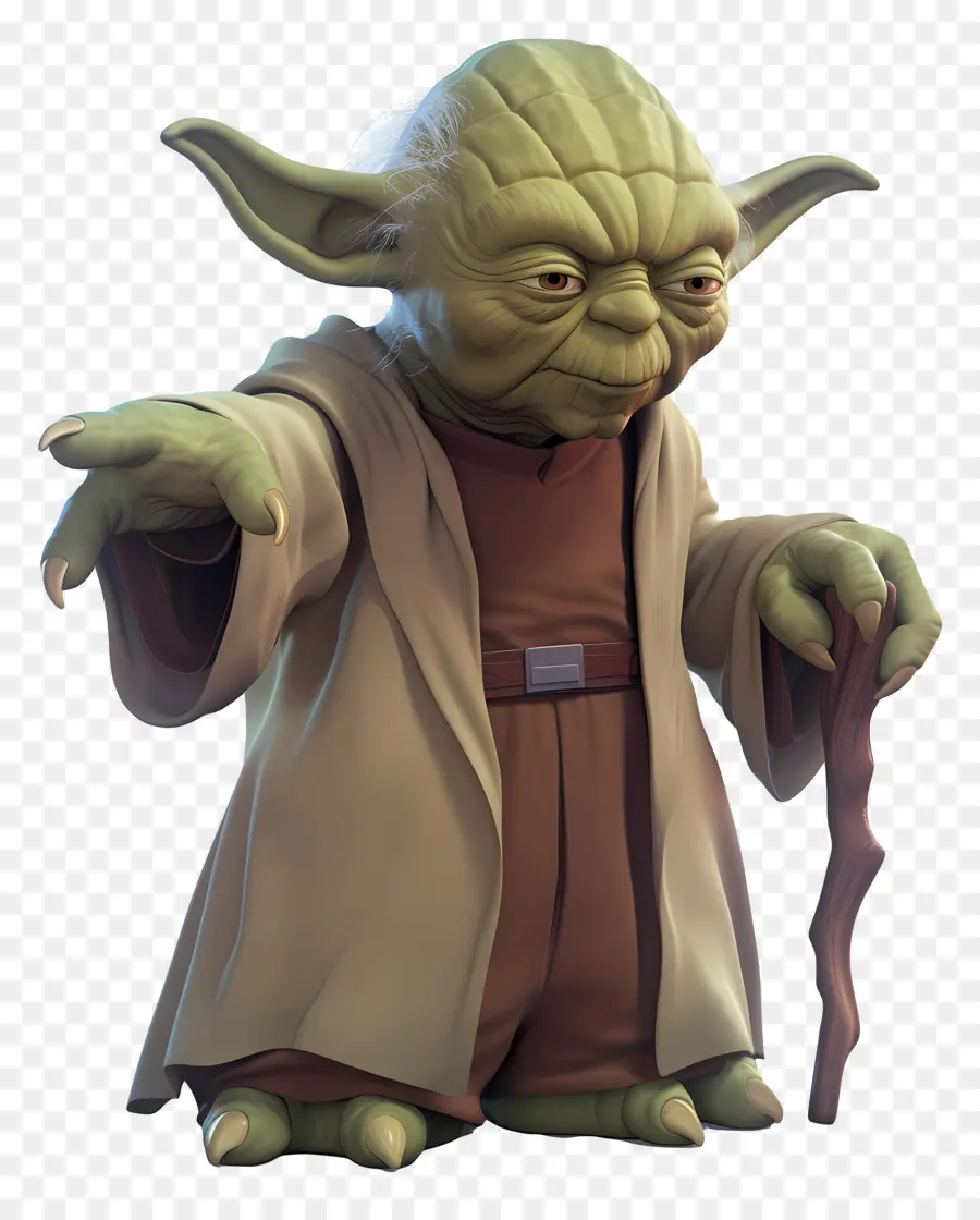 Yoda，Alienígena Verde Sábio PNG