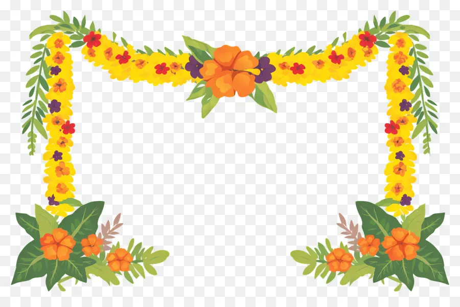 Guirlanda De Flores，Arco Floral PNG