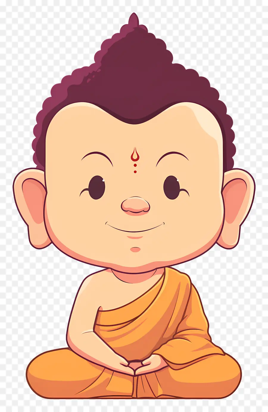 Buda，Monge Sorridente PNG