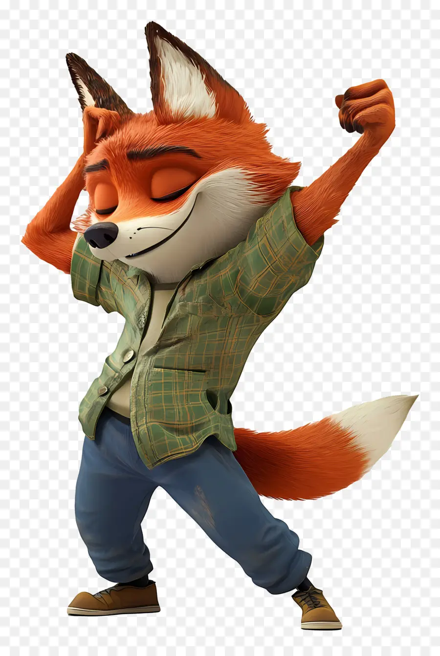 Nick Wilde，Raposa De Desenho Animado PNG