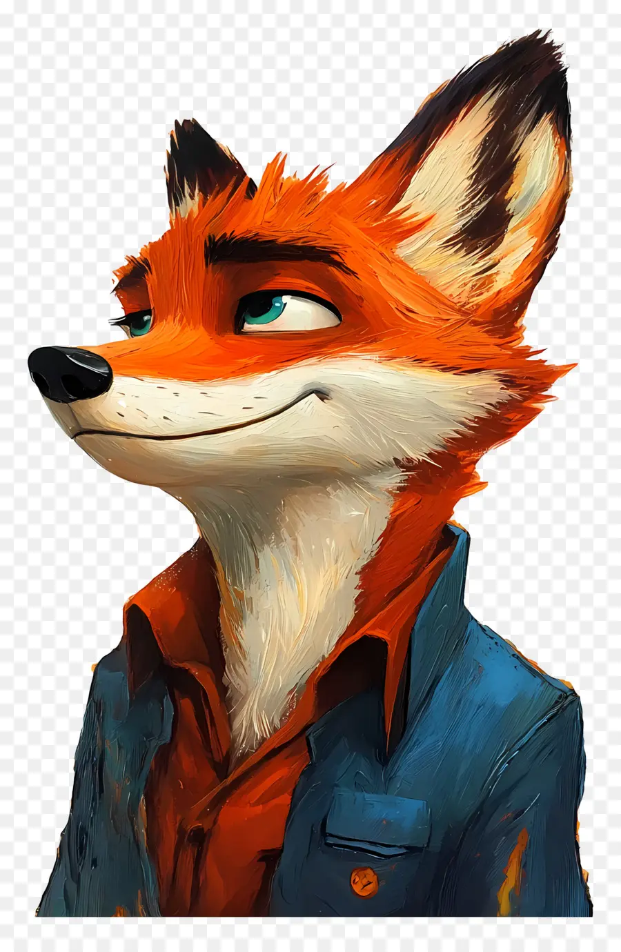 Nick Wilde，Raposa De Desenho Animado PNG