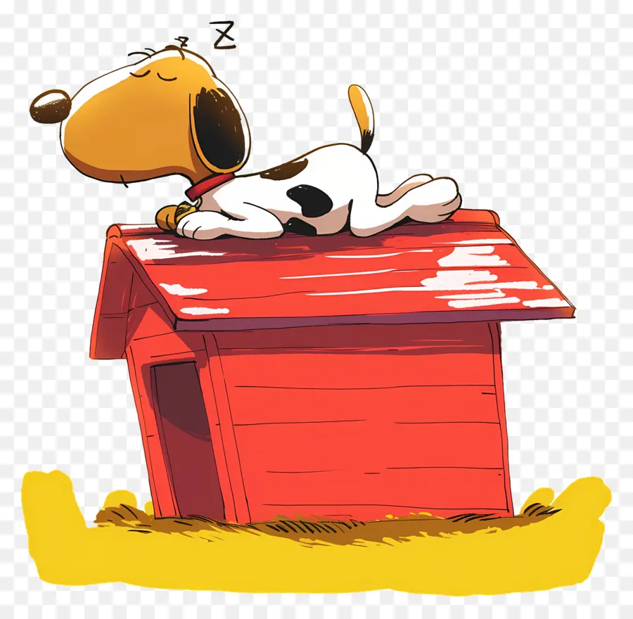 Snoopy Dormindo，Cachorro De Desenho Animado PNG